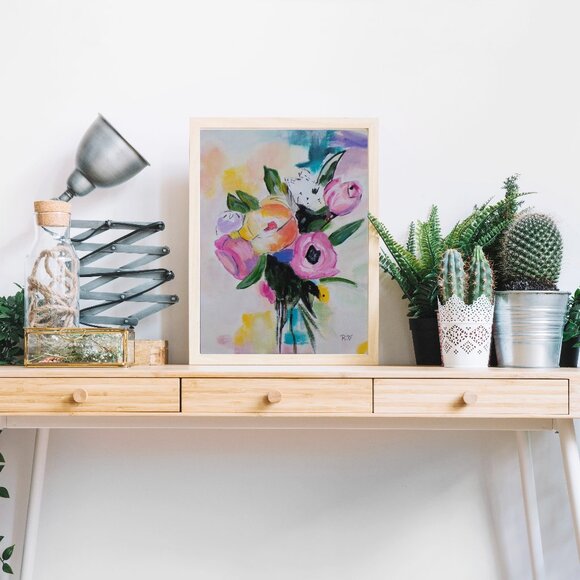 Original Painting Floral  Bloom - Picture 3 of 3